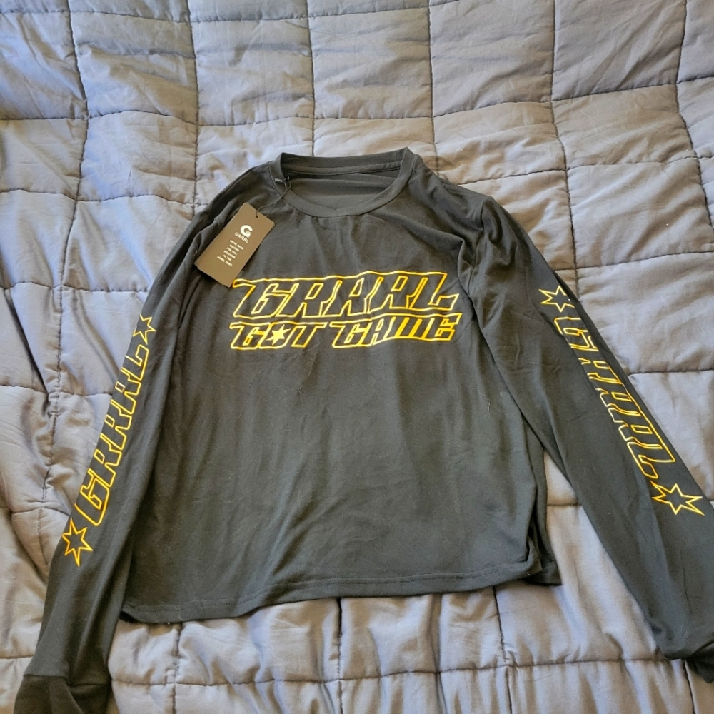 Grrrl Got Game modal long-sleeved shirt